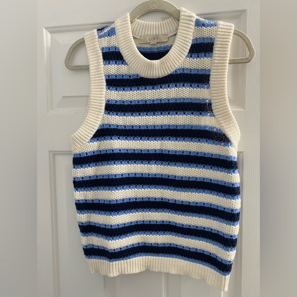 Loft crochet tank